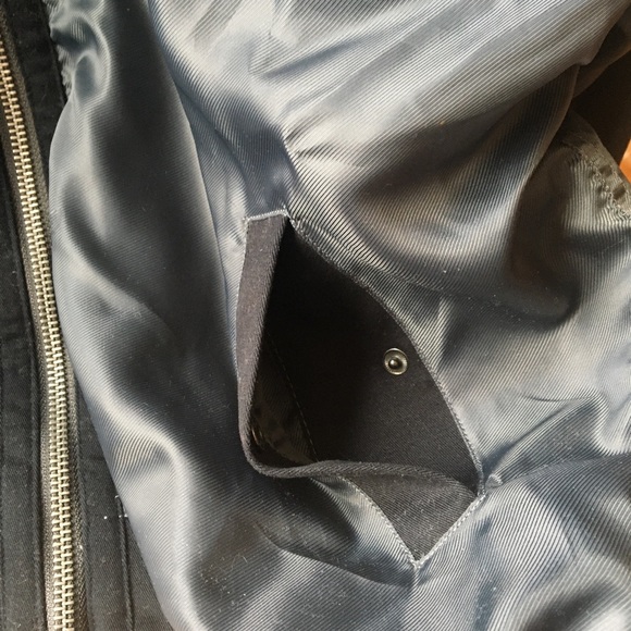 EUC Linea Pelle Green Bomber Jacket Women’s Large - Picture 6 of 13